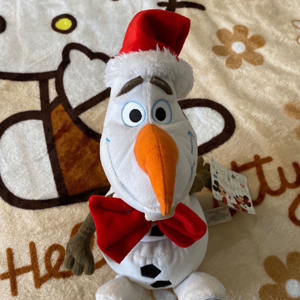disney christmas olaf plush